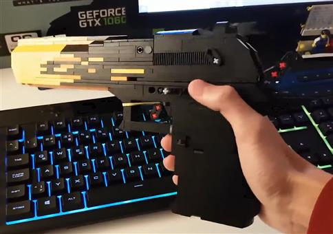 Fette Pistole aus Lego