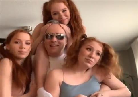 Ein Typ und drei heiße Weiber