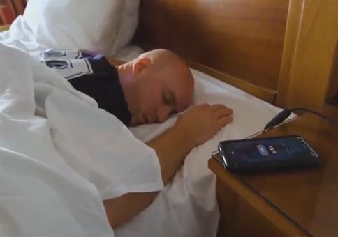 Damien Walters springt aus den Federn