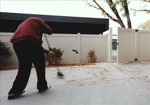 Teurer, abe reffektiver Laubbläser