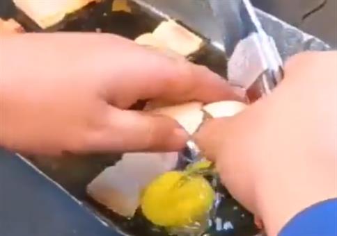 Frühstück reinschaufeln