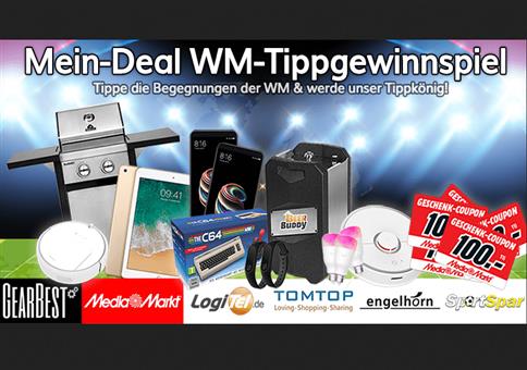 Mein-Deal.com WM Tipp Gewinnspiel mit fetten Preisen