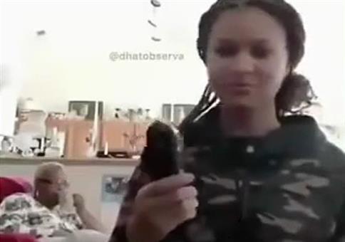 Taser Test am Finger