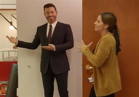 Jimmy Kimmel und seine Wachsfigur