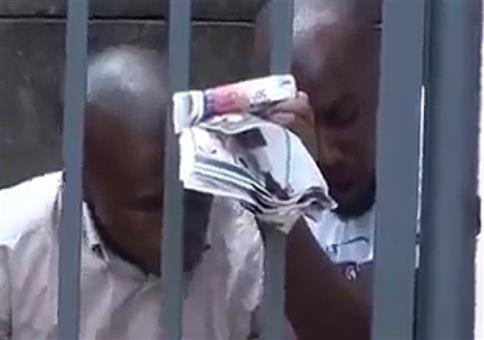 Da versuchen doch glatt drei Strolche bei mir einzubrechen