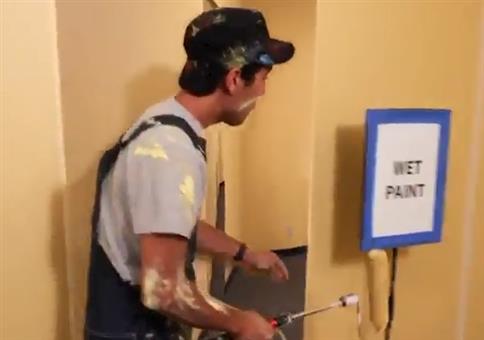 Vorsicht! Frisch gestrichen