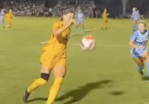 Schöner Fallrückzieher