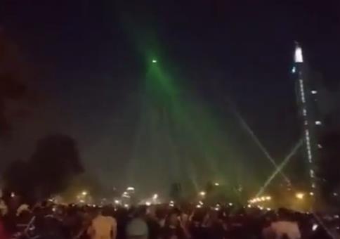 Polizei-Drohne vom Himmel lasern