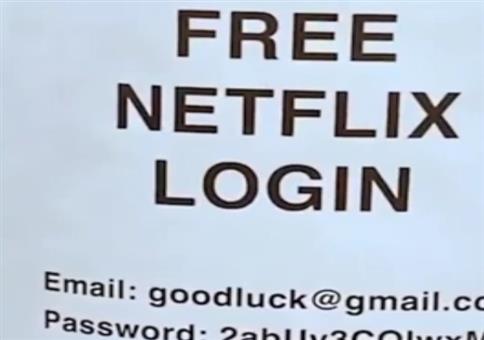 Hier habt ihr mein Netflix Passwort