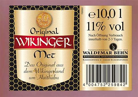 10 Liter Original Wikinger Met