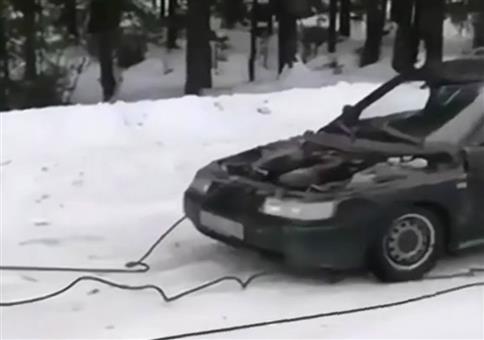 Je länger das Abschleppseil, desto größer der Spaß!