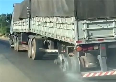 Wozu braucht ein LKW denn Reifen?
