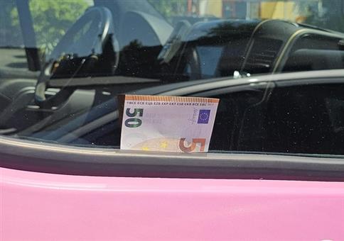 50 Euro Geldschein für Falschparker
