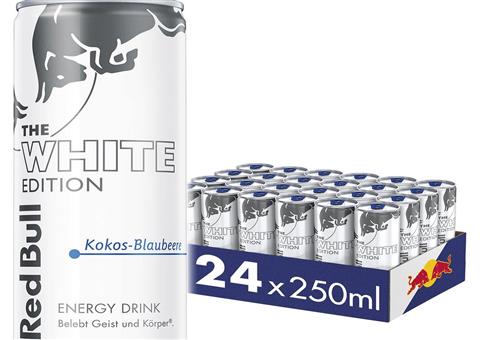 24 Red Bull Energy Drink White Edition - nur 0,75€ pro Dose
