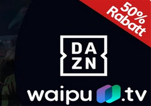 12 Monate waipu TV Perfect Plus inkl. Pay-TV + DAZN