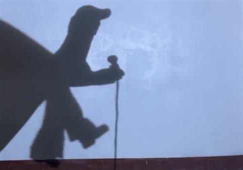 Fingerschatten Elvis